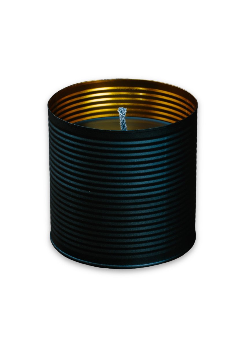 Schwarze Outdoorkerze von Living by Heart
